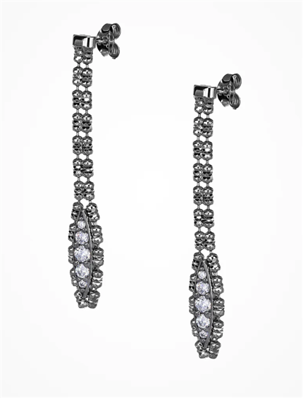 Orecchini Desmos Donna IRIS in Argento Cubic Zirconia IRIS GM ZW DROP - IRIS GM ZW DROP